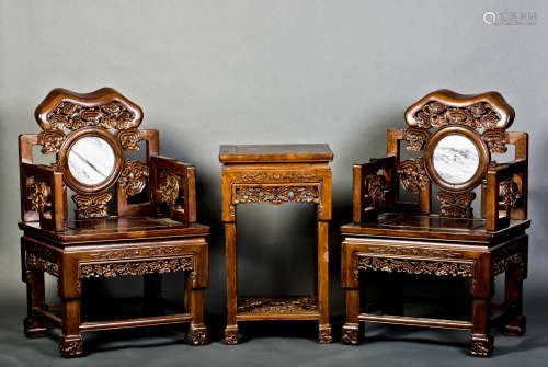 A SET OF IMPERIAL CHAIRS
