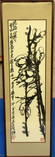 A FRAMED PAINTING, AFTER WU CHANGSHUO