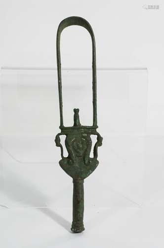 ANCIENT EGYPTIAN BRONZE SISTRUM