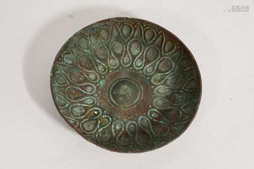 ANCIENT LURISTAN REPOUSSE DECORATED BRONZE BOWL