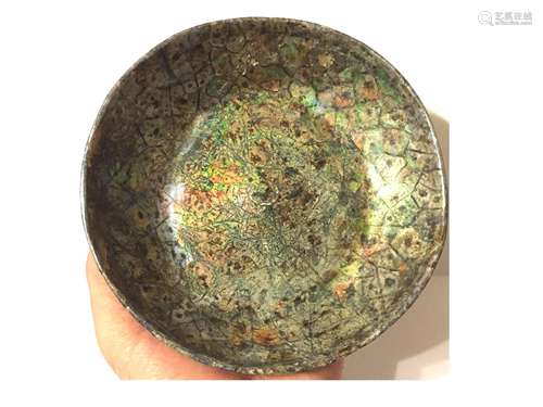 ANCIENT ROMAN GLASS DISH