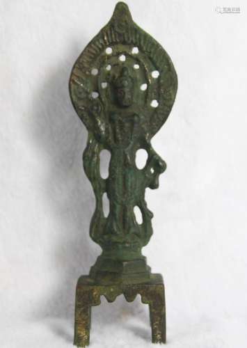 CHINESE TANG DYNASTY BRONZE GUANYIN