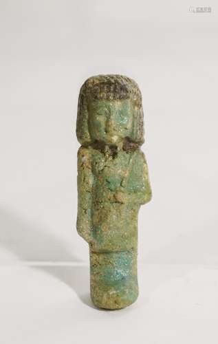 ANCIENT EGYPTIAN FAIENCE USHABTI OLD KINGDOM