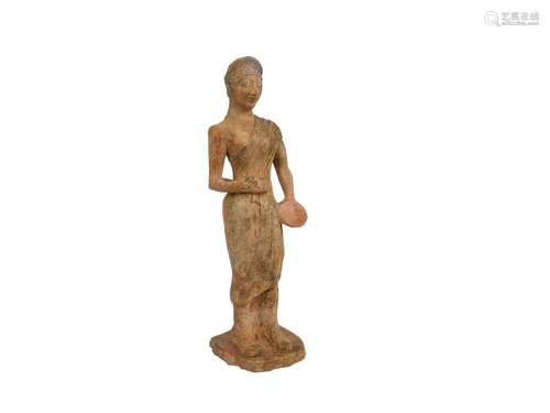 ANCIENT GREEK TERRACOTTA STATUETTE