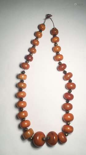 ANTIQUE CHINESE BEADS NECKLACE