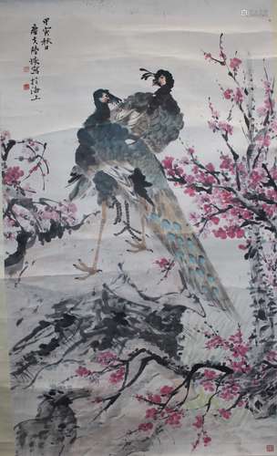 CHINESE HANGING SCROLL PAINTING