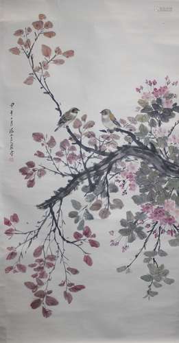 CHINESE HANGING SCROLL PAINTING