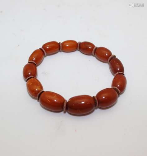 AMBER BEAD BRACELET