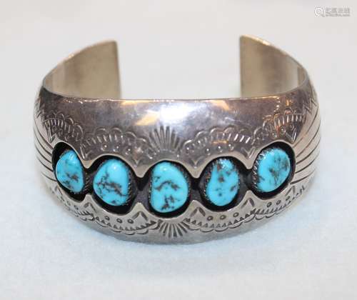 TURQUOISE SILVER BRACELET