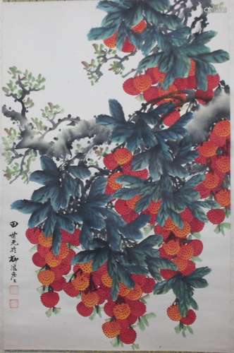 CHINESE HANGING SCROLL PAINTING