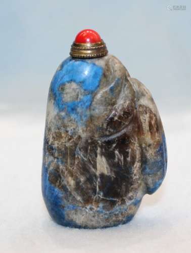 LAPIS LAZULI SNUFF BOTTLE