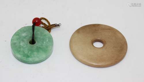 JADEITE AND JADE PENDANTS