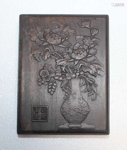 INKSTONE WITH HARD WOOD BOX