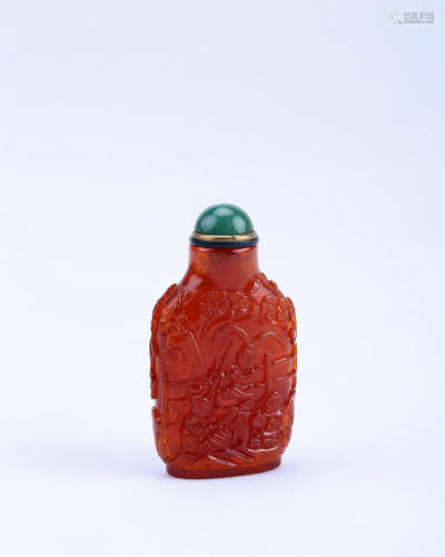 A Chinese Beeswax Snuff Bottle