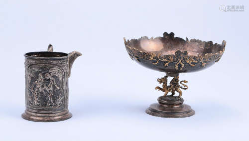 Two Pieces of Chinese Silver Wares