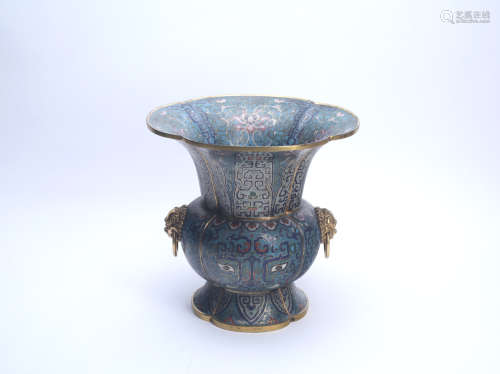 A Chinese Cloisonné Vases