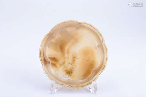 A Chinese Agate Plate