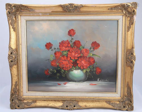 A Rose Oil Painting