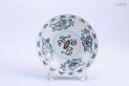 A Chinese Famille-Rose Porcelain Plate