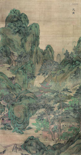 沈周(1427-1509) 青绿山水