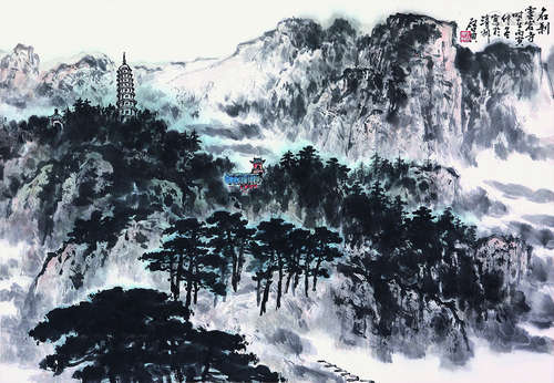 乍启典(1922-2011) 名刹云岩寺