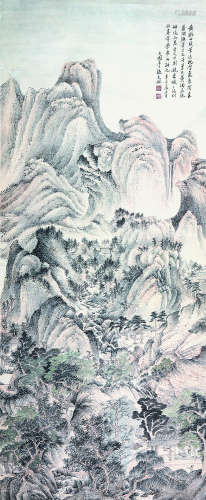 张石园(1898-1959) 拟古人笔意