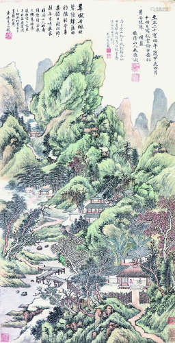 朱德润(1294-1365) 秋堂论古