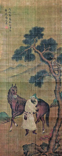 禹之鼎(1647-1716) 牧马图