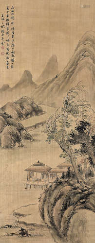 杨晋 (1644-1728) 楼阁青山