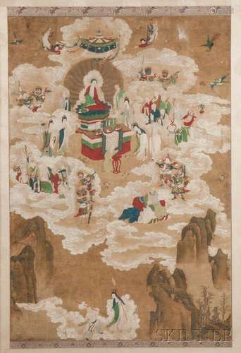 Daoist Buddhist Painting