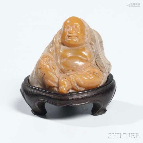 Shoushan Stone Carving of Budai