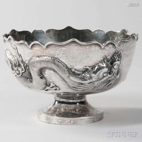 Export Sterling Silver Footed Bowl