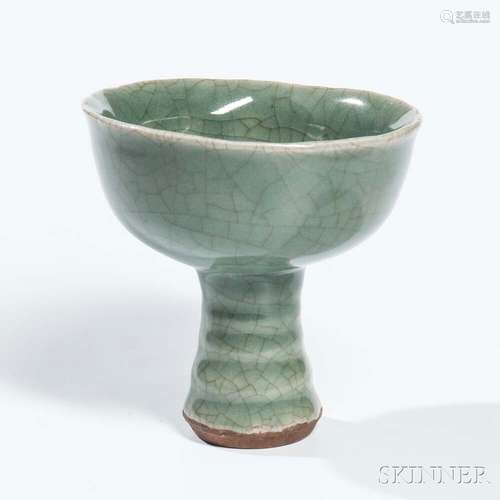 Celadon Stem Cup