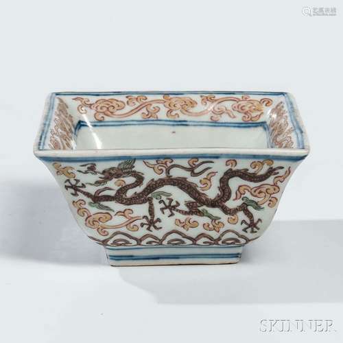 Wucai Enameled Bowl