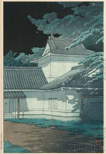 Kawase Hasui (1883-1957), Aoba Castle in Sendai