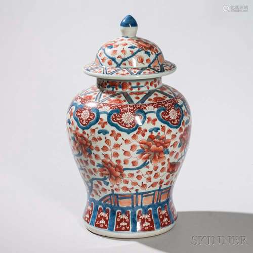 Doucai Imari Ginger Jar and Cover