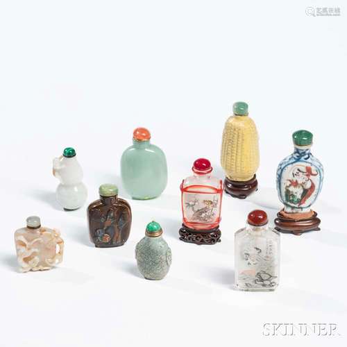 Nine Snuff Bottles