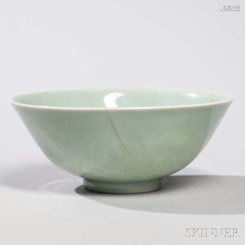 Celadon-glazed Porcelain Bowl