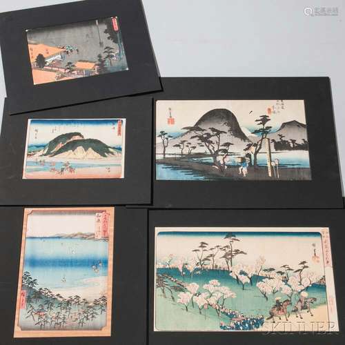 Ten Woodblock Prints