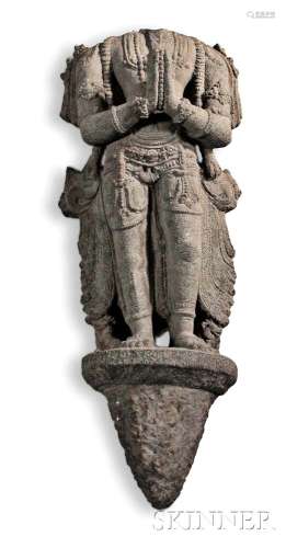 Buddhist Black Schist Sculpture