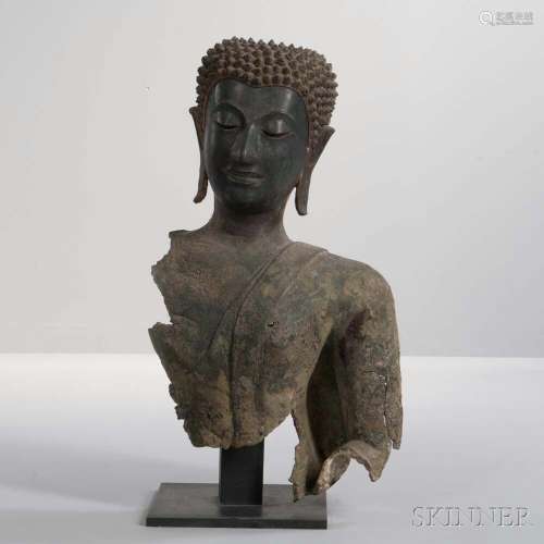 Bronze Bust of Buddha