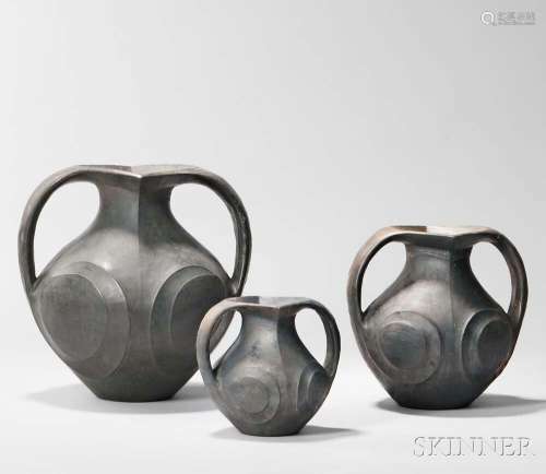 Three Sichuan Pottery Amphoras
