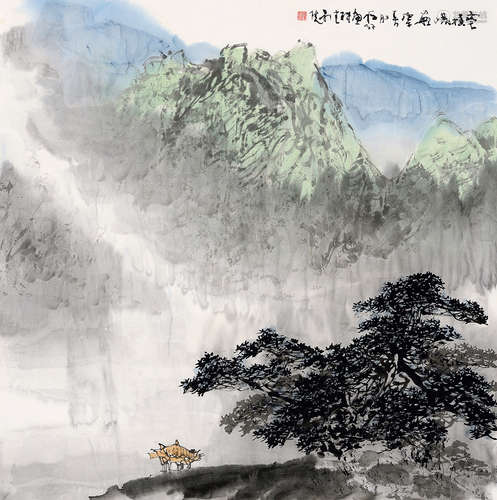 李筱孫 (b. 1942) 山水 立軸