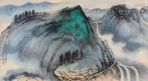 孫雲生 (1918-2000) 山水 鏡心