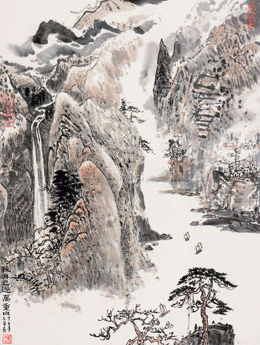 陳應華 (b.1940) 李白詩意 鏡心