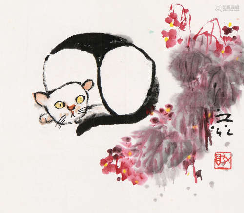 謝之光 (1900-1976) 貓 鏡心