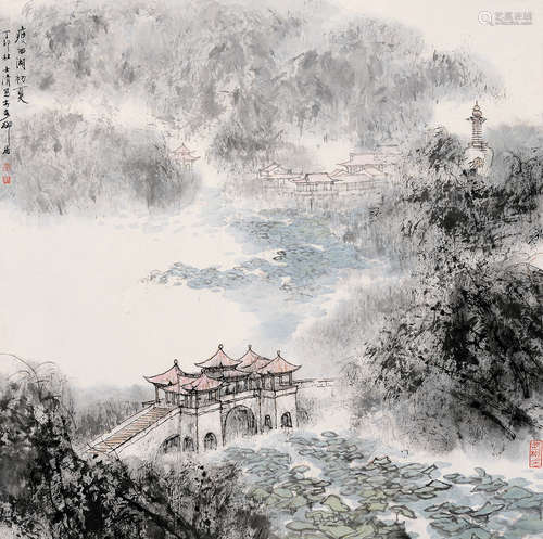 華士清 (b.1942) 瘦西湖初夏 立軸