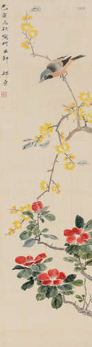 邱受成 (1929-2002) 花鳥 立軸