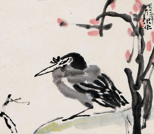 陳子莊 (1913-1976) 花鳥 鏡框