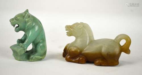 Jade and Turquoise Carvings